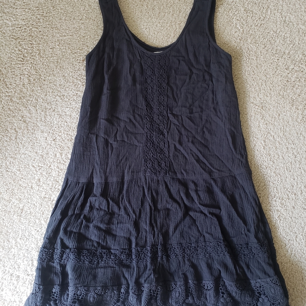 Lacey Dress - dark gray - with lining- Xhilaration